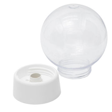 ceiling light bowl poly clear with gallery bc