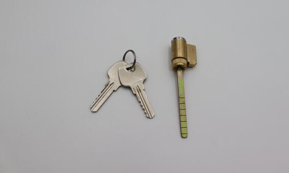 PATIO DOOR HANDLE CYLINDER (CARD)