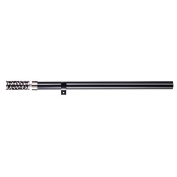 Inspire curtain rod kit d28 black extendable from 120cm - 210cm 