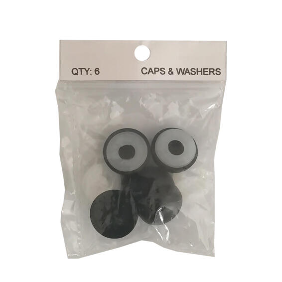 DUROBAR CAPS AND WASHERS BLACK 6PC