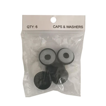 DUROBAR CAPS AND WASHERS BLACK 6PC