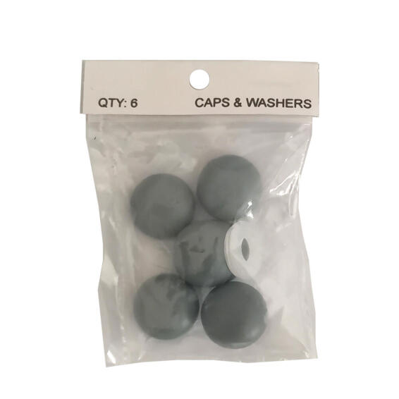 DUROBAR CAPS AND WASHERS GREY 6PC