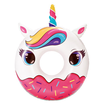 Pool Float Unicorn Donut Tube
