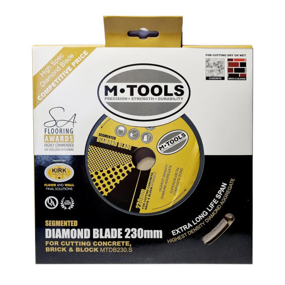 M-Tools 230mm Diamond Blade -segmented