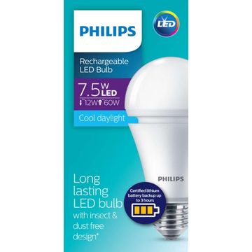Phillips Rechargeable Led Light Bulb A67 60W E27 Daylight 
