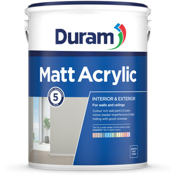 Acrylic paint matt fiered shade 5l Duram