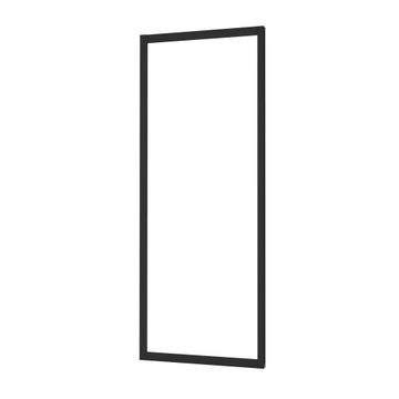 Sensea easy shower fixed panel glass (glass only) black w80cmxh190cm