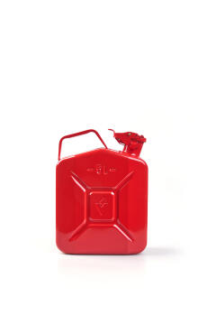 5L RED PETROL CLASSIC METAL JERRY CAN