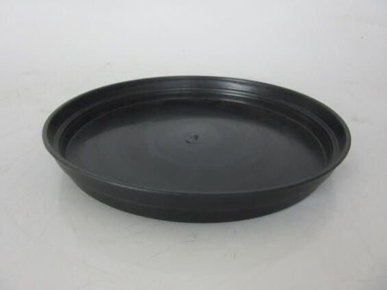 Saucer, Plastic Drip Tray, Black, 43cm