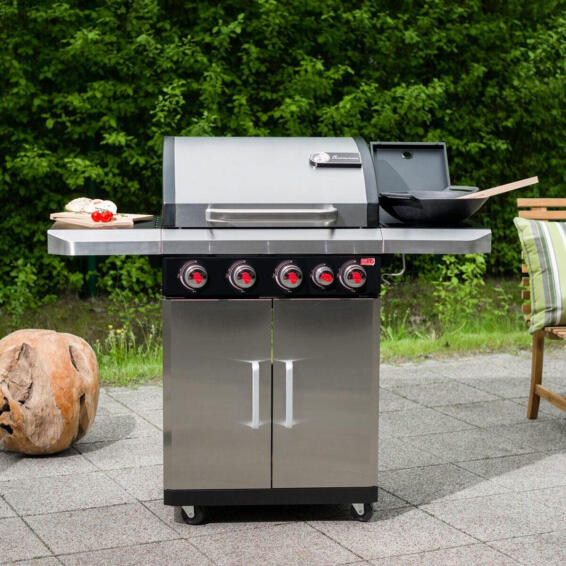 Gas Braai Braai Rexon 4.1 Pts Select Stainless Steel LEROY MERLIN South Africa