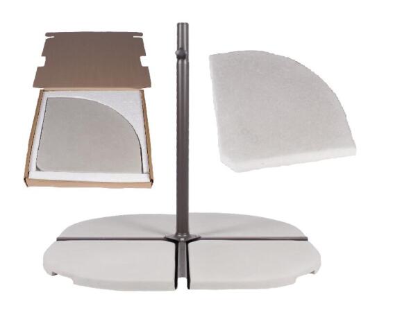 Umbrella Base 13Kg Slice Grey