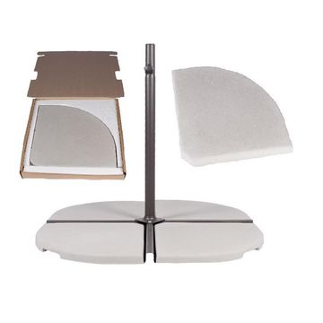 Umbrella Base 13Kg Slice Grey