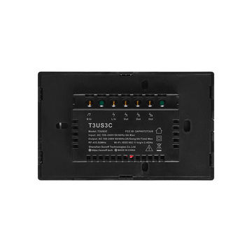 SMART WIFIRF LIGHT SWITCH SONOFF BLK 3Ch
