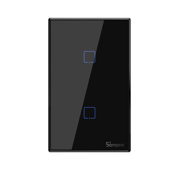 SMART WIFIRF LIGHT SWITCH SONOFF BLK 2Ch