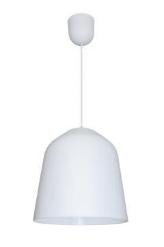 pendant light E27 60w white plastic