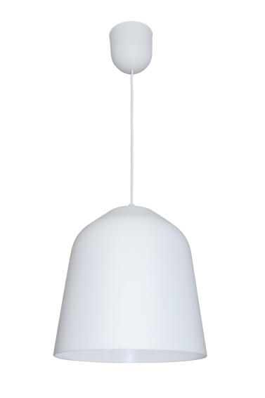 pendant light E27 60w white plastic
