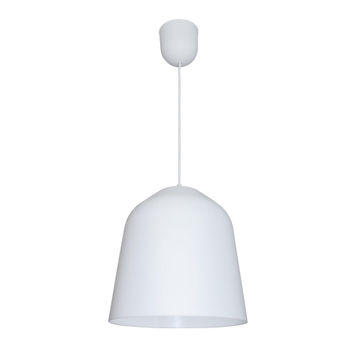 pendant light E27 60w white plastic