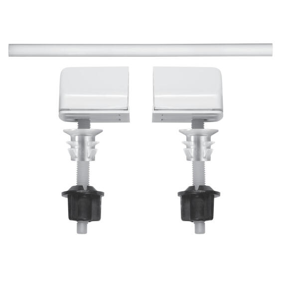 Wirquin Calypso Sonata Toilet Seat Plastic Hinges White 