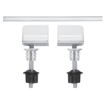 Wirquin Calypso Sonata Toilet Seat Plastic Hinges White 