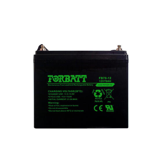 Forbatt 12V 70Ah Lead Acid Battery