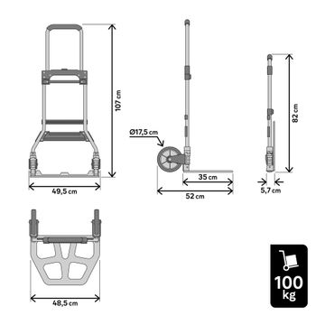 Standers Steel Foldable Trolley 100kg