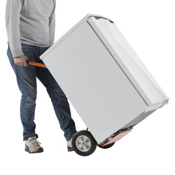 RIGID HANDTRUCK 150KG, RUBBER WHEELS