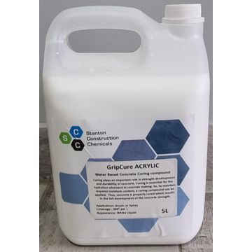 Gripcure Cement Curing Agent Acrylic 5L