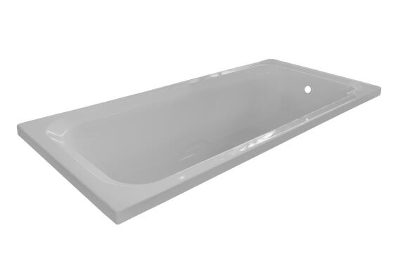Tugela Drop-In Bath White Acrylic Without Handles W150cmxD70cmxH42.5cm