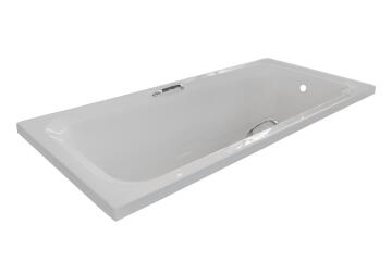 Tugela Bathtub Drop-in White Acrylic with Handles W150cmxD70cmxH42.5cm