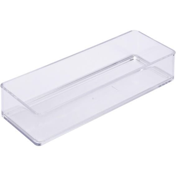 Sensea Cosmetic Storage Box Transparent W9cmxD22.5cmxH5cm