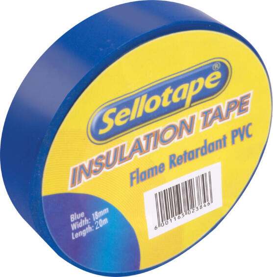 SELLOTAPE INSULATION TAPE BLUE 18MMX20M