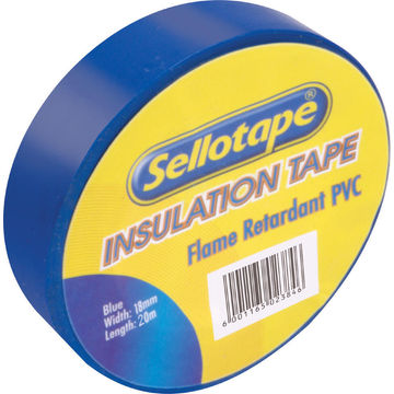 SELLOTAPE INSULATION TAPE BLUE 18MMX20M