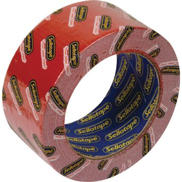 SELLOTAPE DUCT TAPE RED 48MMX25M