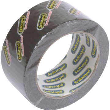 SELLOTAPE DUCT TAPE BLACK 48MMX25M