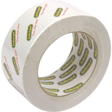 SELLOTAPE DUCT TAPE WHITE 48MMX25M