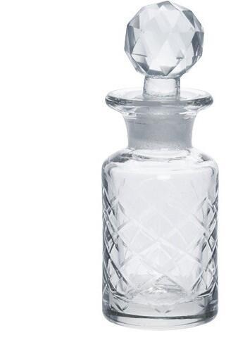 Decorative Glass Bottle Crystal 12cm