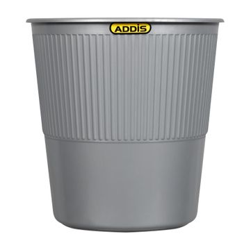 Addis Dustbin Silver 8.5L 