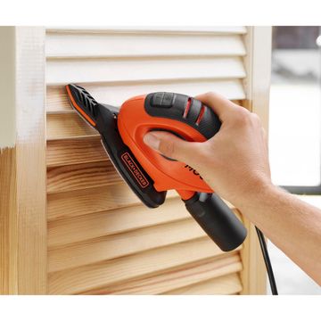 Black & decker 55w mouse sander & 15pc accessory kit