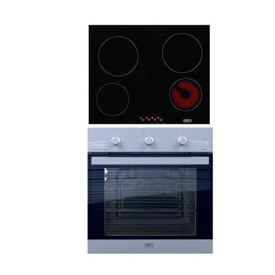 DEFY Oven and Hob Bundle Black DCB896