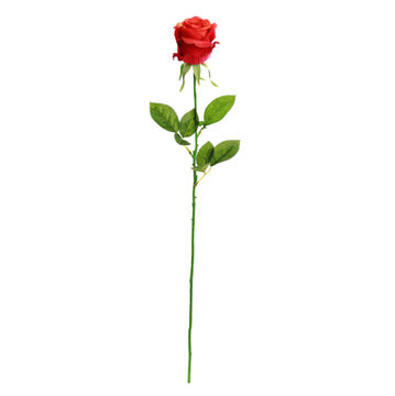 ROSE SPRAY 70CM ORANGE RED