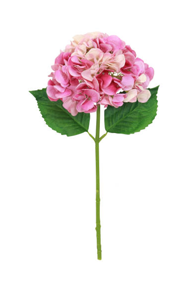 HYDRANGEA SPRAY 18.5 DARK PINK