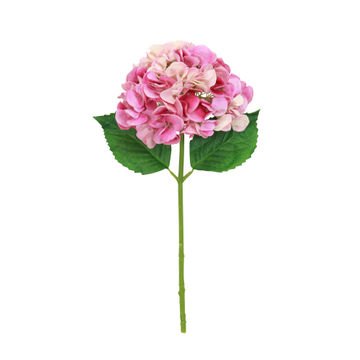 HYDRANGEA SPRAY 18.5 DARK PINK