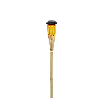 Solar Bamboo Flame Garden Spike IP44