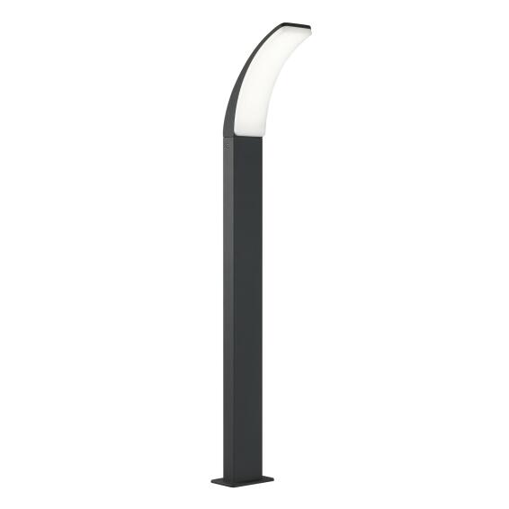 Inspire aluminium lamp post dark grey cool white 96cm