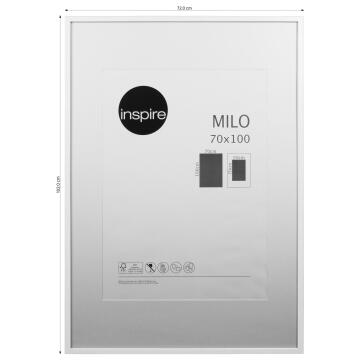 Inspire milo frame white 70x100cm