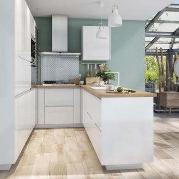 Delinia Kitchen Side Panel Tokyo White Shiny L63 X H240Cm