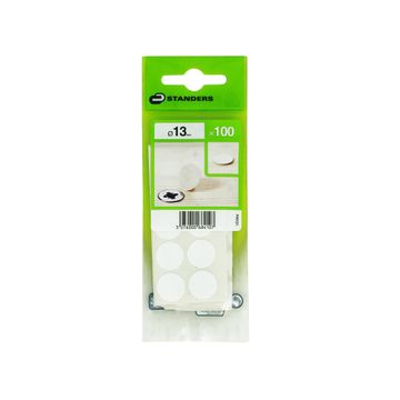 VD56A COVER FOR SCREW ADHESIVE PLASTIC WHITE DIAMETER 13 -100 PIECES