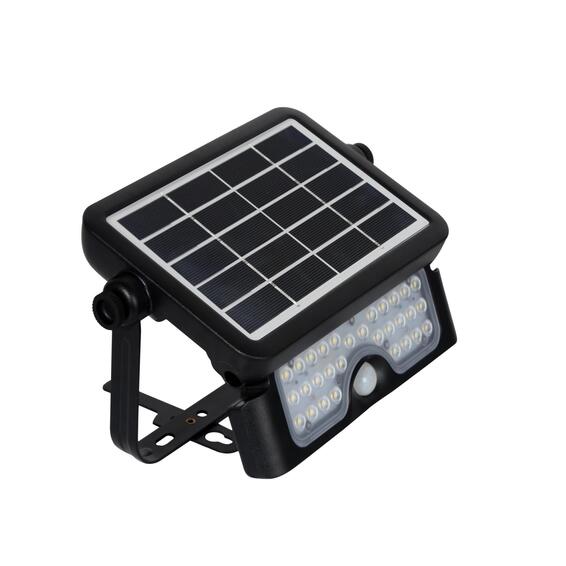 Inspire Solar floodlight 530lm Cool White  IP44 black