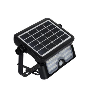 Inspire Solar floodlight 530lm Cool White  IP44 black