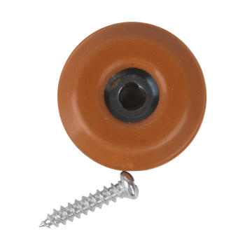 Furniture glides with screws brown 22mm 4pc standers